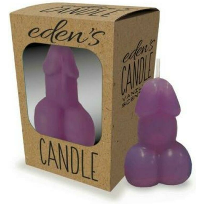 Eden's Penis Candle Eggplant - Image 1