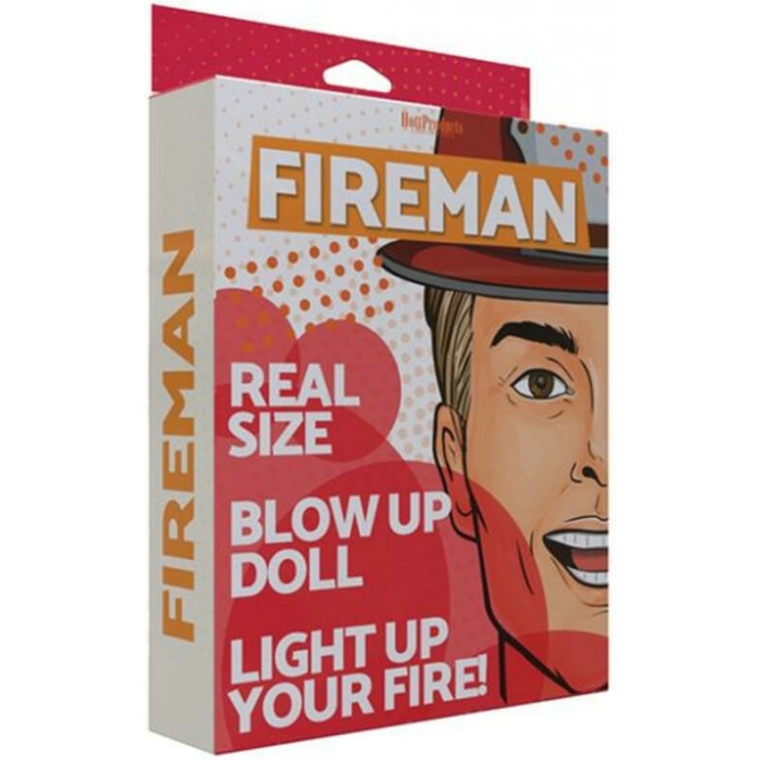 Fireman - Inflatable Party Doll - Image 1