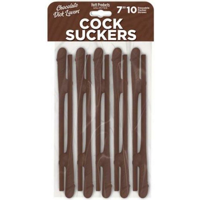 Skins Pecker Straws Chocolate Lovers (10-pack) - Image 1