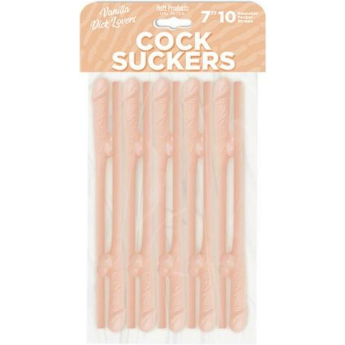 Skins Pecker Straws Vanilla Lovers (10-pack) - Image 1