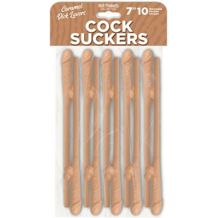 Skins Pecker Straws Caramel Lovers (10-pack) - Image 1