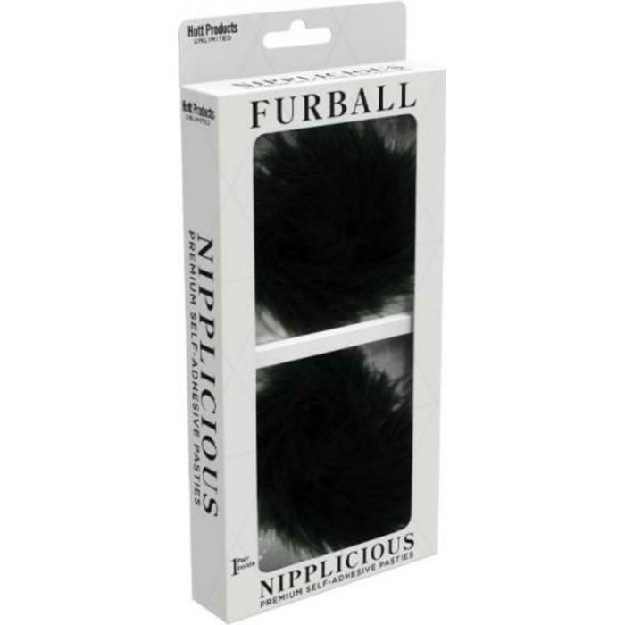 Nipplicious Furball Pasties Black - Image 1