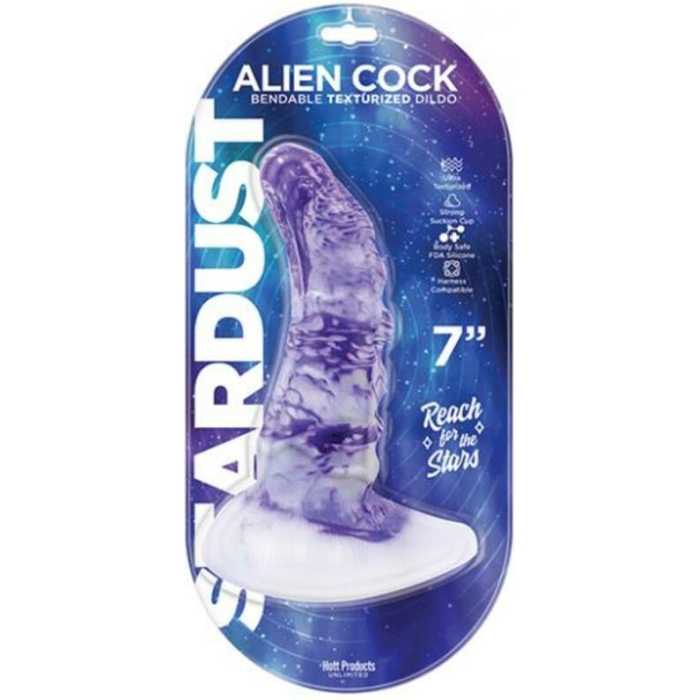 Stardust Alien Cock Purple/white - Image 1