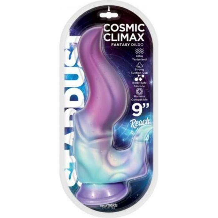 Stardust Cosmic Climax 9 In. Silicone Dildo - Image 1