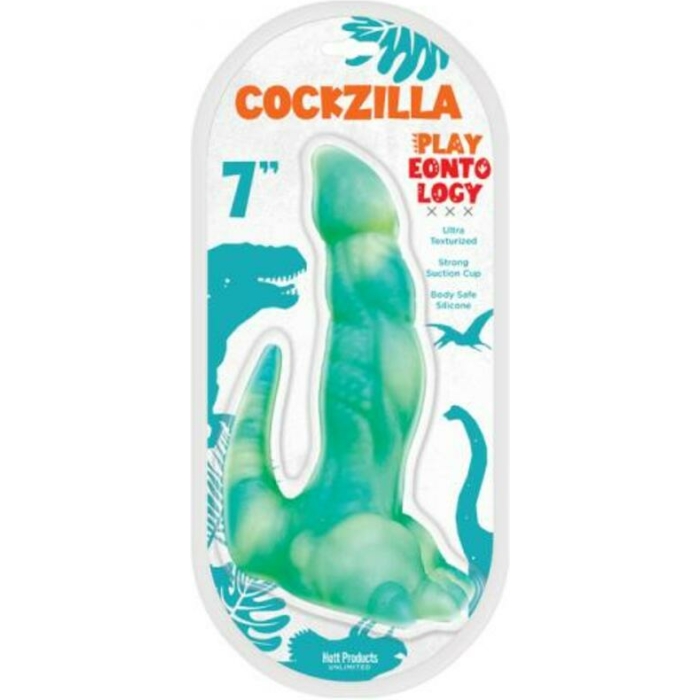 Playeontology Reptile Series Cockzilla 7 In. Silicone Dildo - Image 1