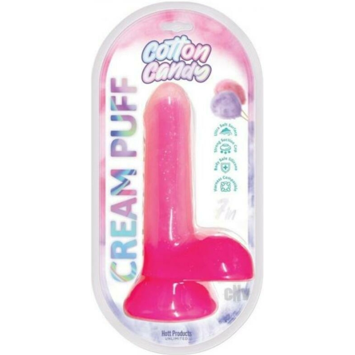 Cotton Candy Cream Puff 6 Pink - Image 1
