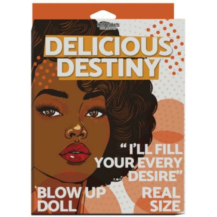 Delicious Destiny Blow Up Doll Brown - Image 1