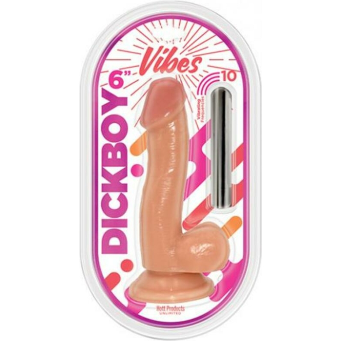 Dick Boy Vanilla Lovers 6" Vibe Bullet - Image 1