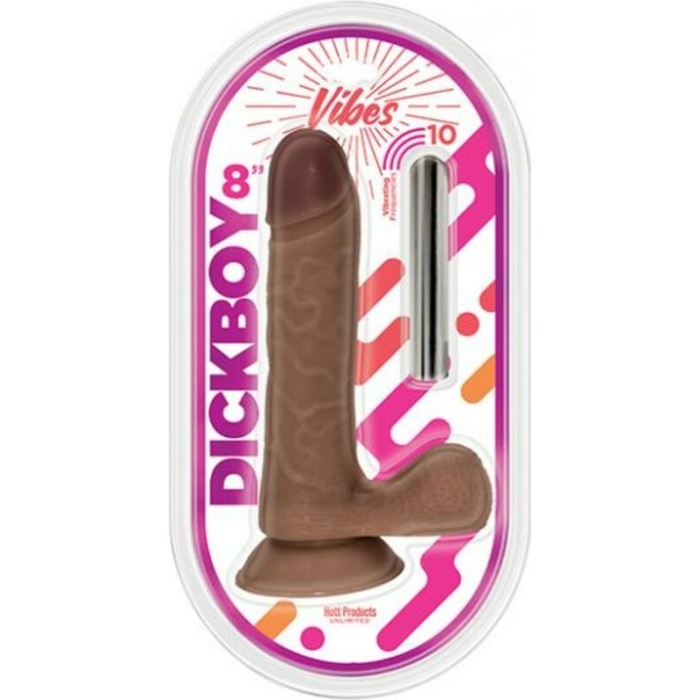 Dick Boy Chocolate Lovers 8" Vibe Bullet - Image 1