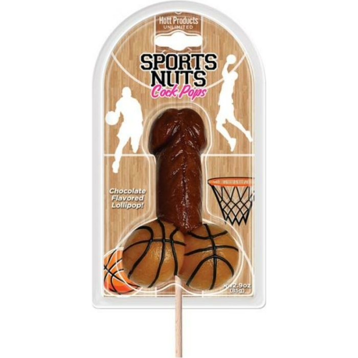 Sports Nuts Cock Pop Basketballs Chocolate - Image 1