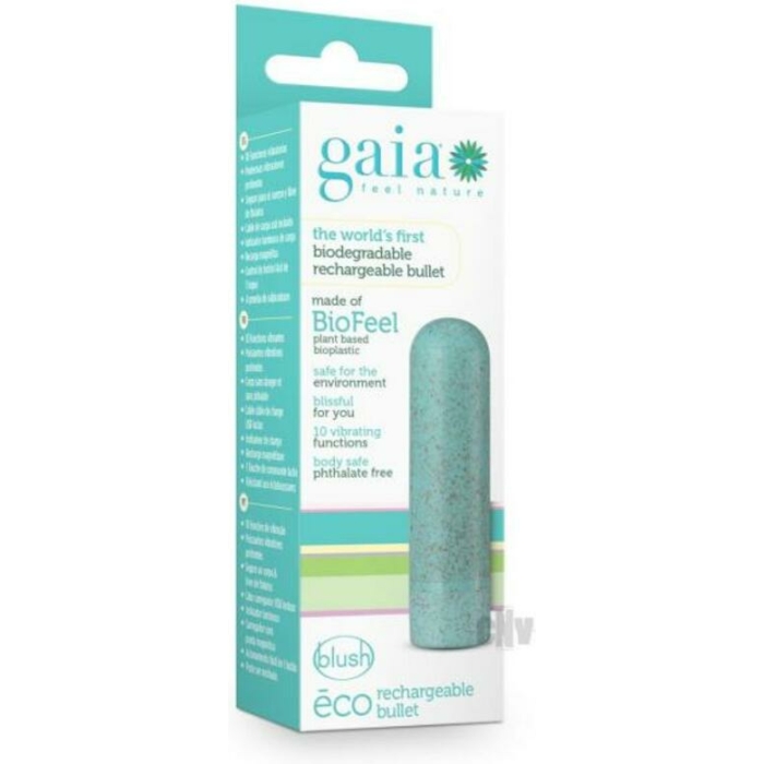 Gaia  Eco Rechargeable Bullet - Aqua - Image 1