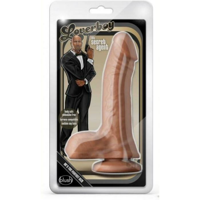 Loverboy The Secret Agent 8.25 In. Mocha - Image 1