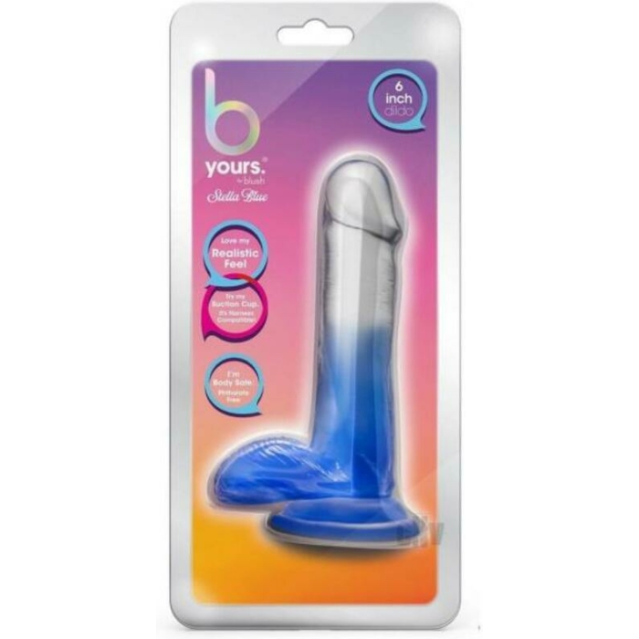 B Yours Stella Blue 6 Dildo Blue - Image 1