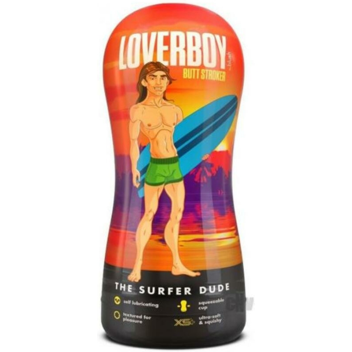 Loverboy Surfer Dude Lube Stroker Beige - Image 1