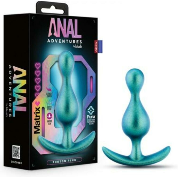Anal Adventures Matrix Photon Plug Neptune Teal - Image 1