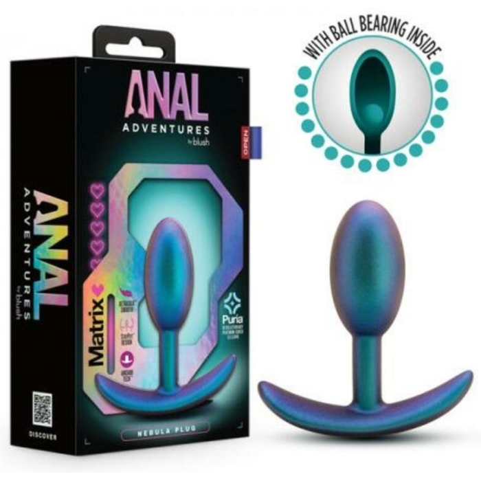 Anal Adventures Matrix Nebula Plug Lunar Blue - Image 1