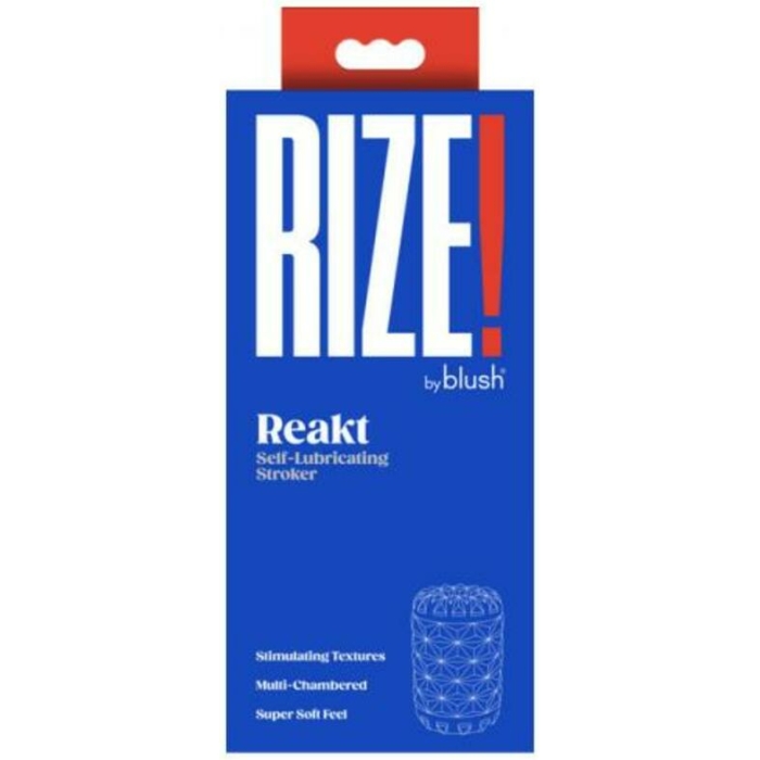 Rize Reakt Self-lubricating Stroker White - Image 1