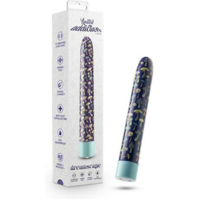 Limited Addiction Utopia Rechargeable 7 In. Vibrator Aqua - Image 1
