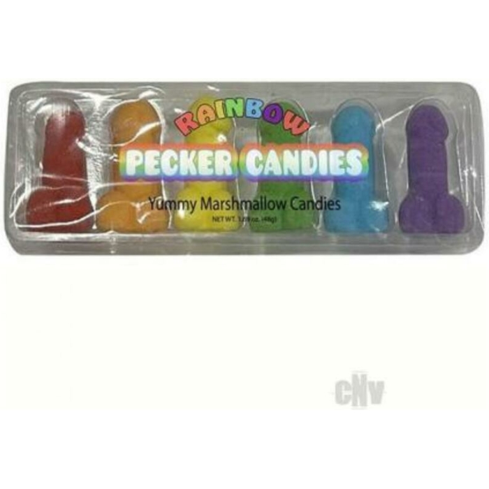 Rainbow Penis Marshmallow Candies - Image 1