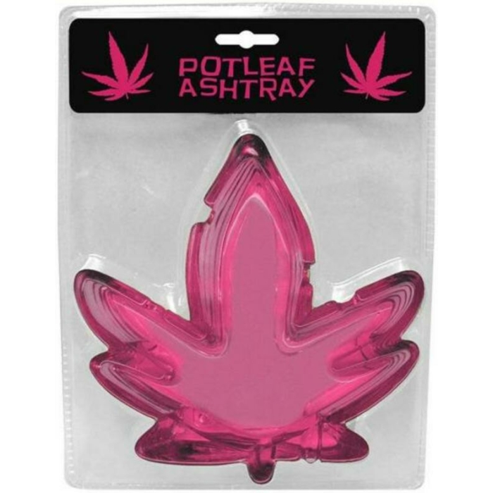 Pink Pot Leaf Ashtray - Image 1
