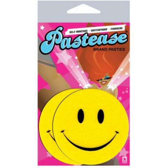 Smiley Face Yellow Pasties O/S - Image 2