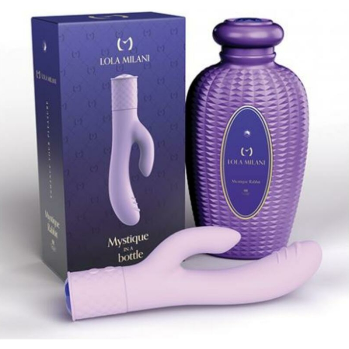 Lola Milani Mystique Rabbit W/orchid Bottle - Lilac - Image 1