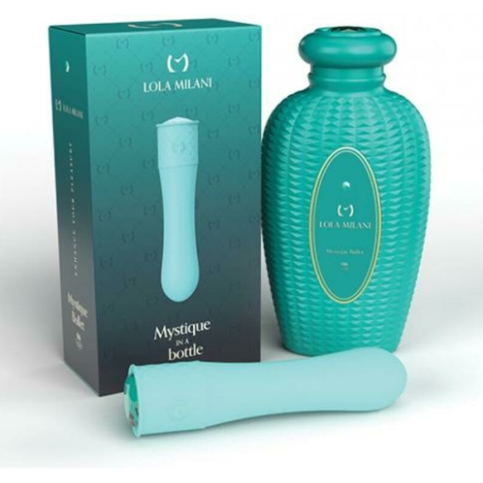 Lola Milani Mystique Bullet W/emerald Bottle - Teal - Image 1