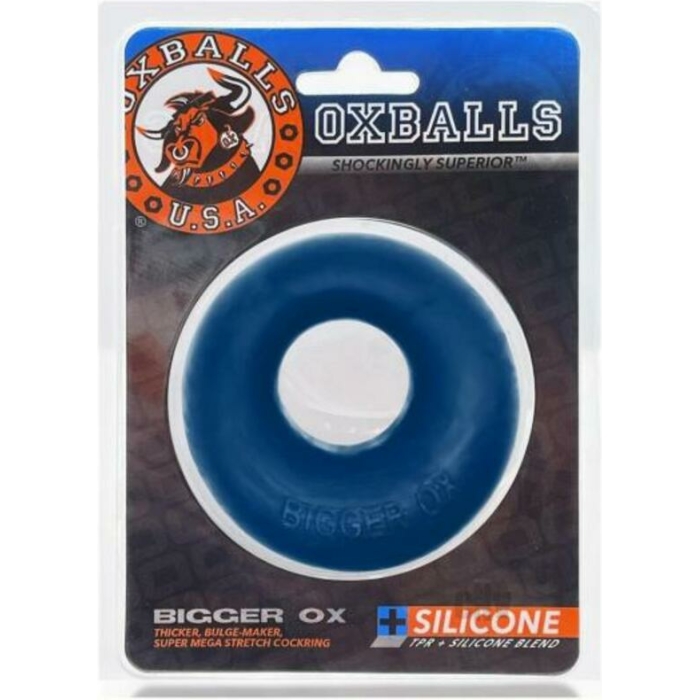 Oxballs Bigger Ox Thick Cockring Silicone Tpr Space Blue Ice - Image 1
