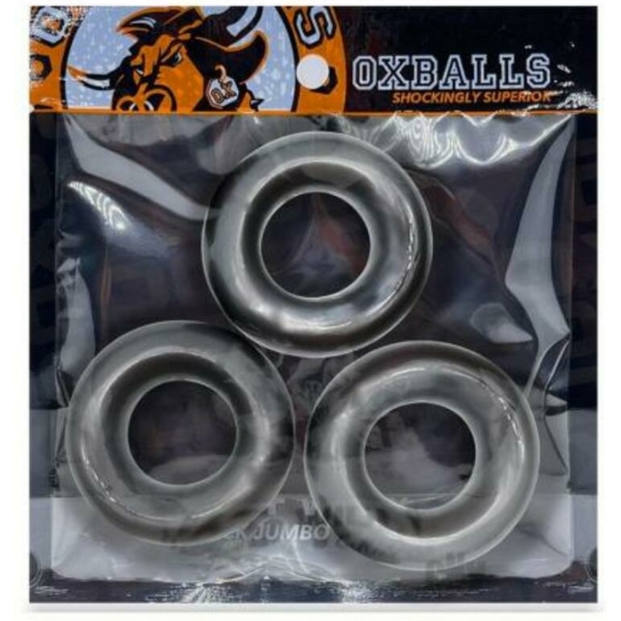 Oxballs Fat Willy 3-pack Jumbo Cockrings Flextpr Steel - Image 1