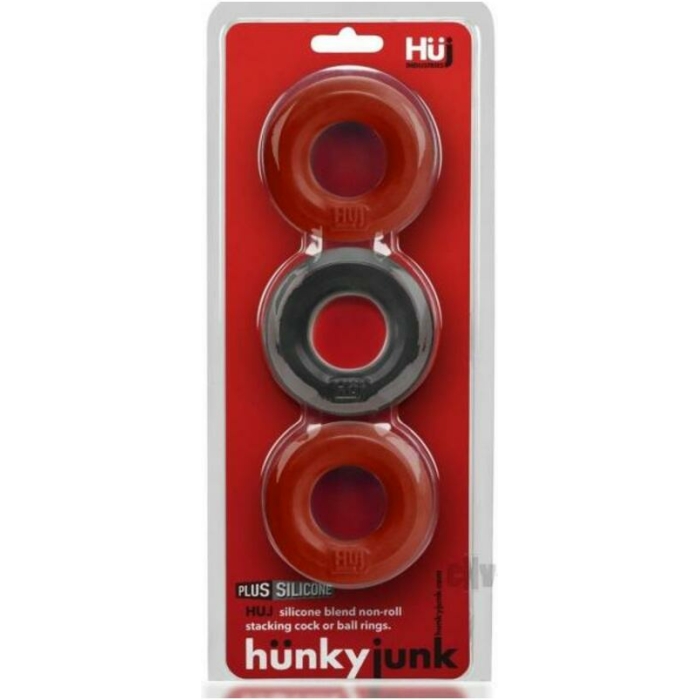 Huj3 3pk C-ring Cherry Multi - Image 1