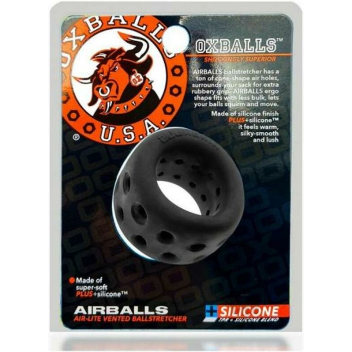 Oxballs Airballs Air-lite Ballstretcher Black Ice - Image 1