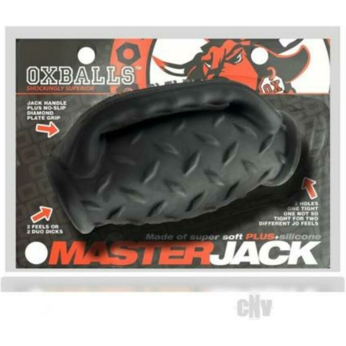 Oxballs Masterjack Double Penetration Stroker - Jo Black Ice - Image 1