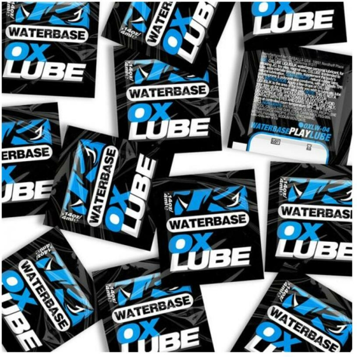 Oxballs Liquislik Waterbase Oxlube Singlet 50/bag - Image 1