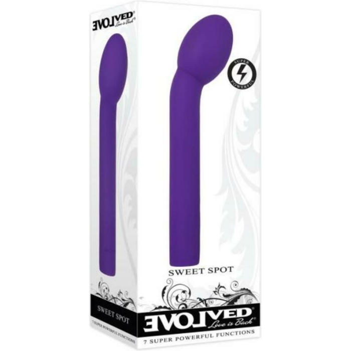 Evolved Sweet Spot Rechargeable Silicone Purple - Image 1