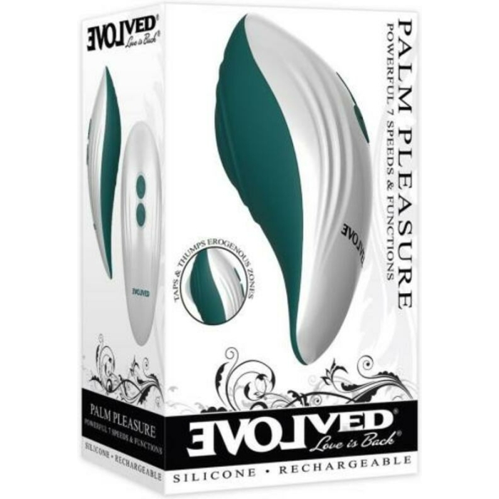 Evolved Palm Pleasure Teal/White - Image 1