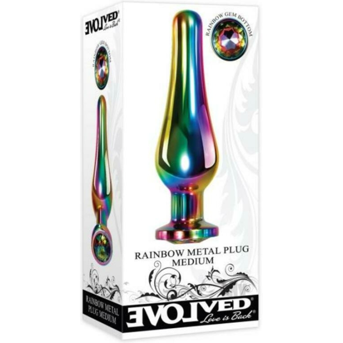 Evolved Rainbow Metal Plug Medium - Image 1