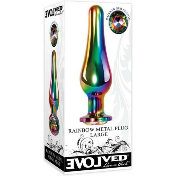 Evolved Rainbow Metal Plug Large - Image 1