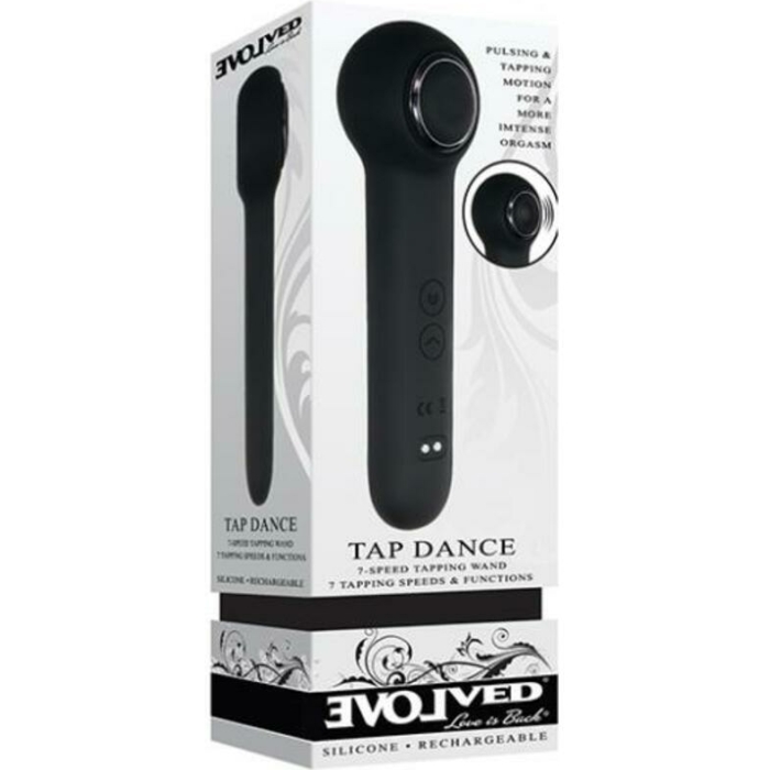 Evolved Tap Dance Rechargeable Silicone Black - Image 1