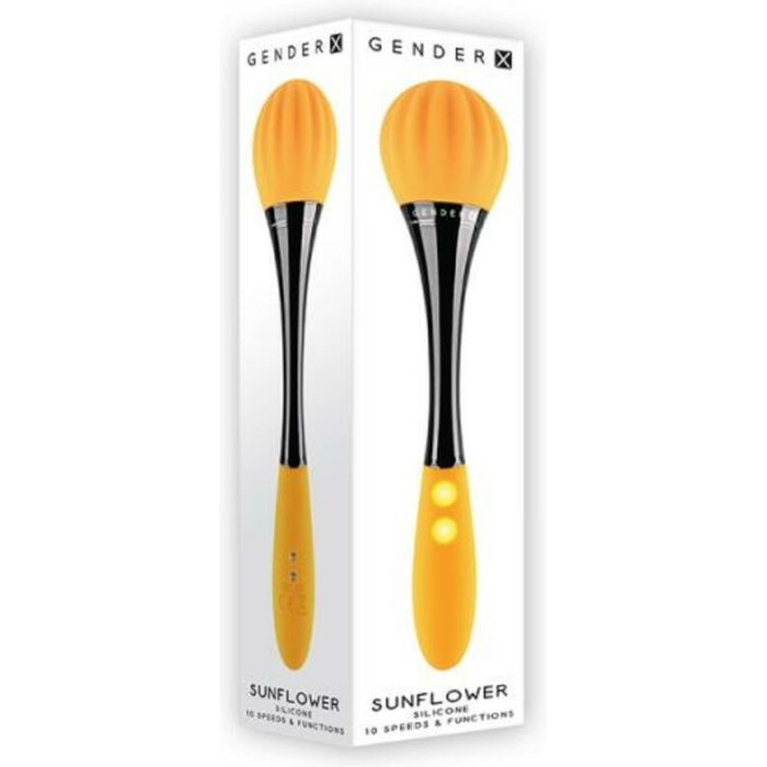 Gender X Sunflower Double-ended Vibrator Yellow - Image 1