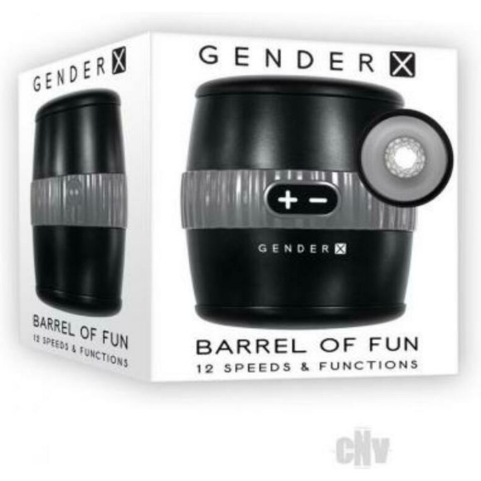 Gender X Barrel Of Fun Stroker Black - Image 1