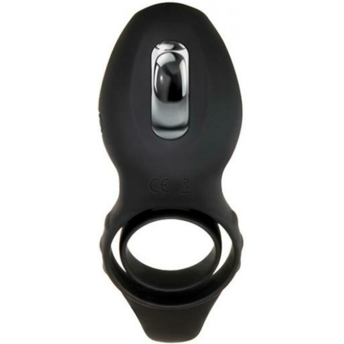 Zt Mr. Flicker Vibrating Silicone Cock Ring Black - Image 3