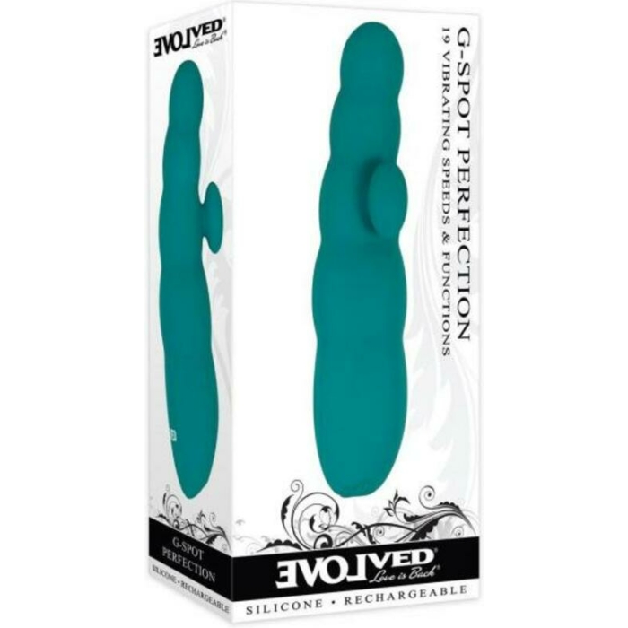 Evolved G-spot Perfection Silicone Rechargeable Teal - Image 1