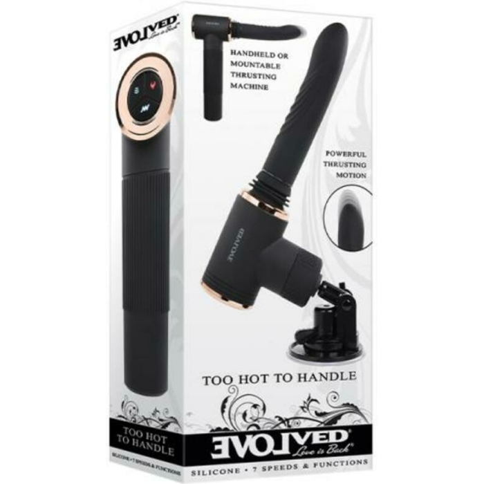 Evolved Too Hot To Handle Thrusting Sex Machine Black - Image 1