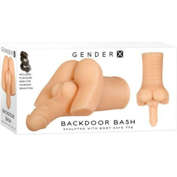 Gender X Backdoor Bash Light With Vibrating Cockring 2.5 Lbs - Image 1