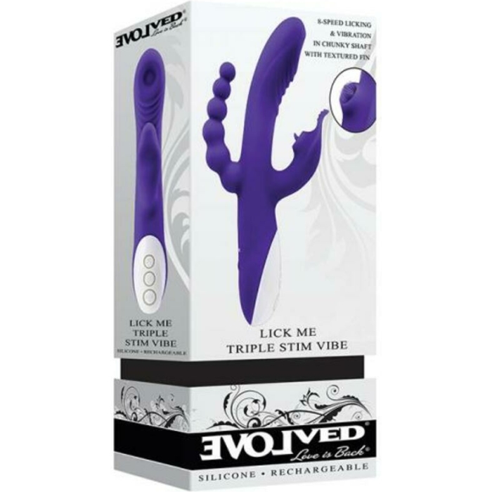 Lick Me Triple Stim Purple - Image 1