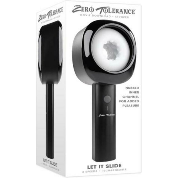 Zero Tolerance Let It Slide Rechargeable Stroker Black - Image 1