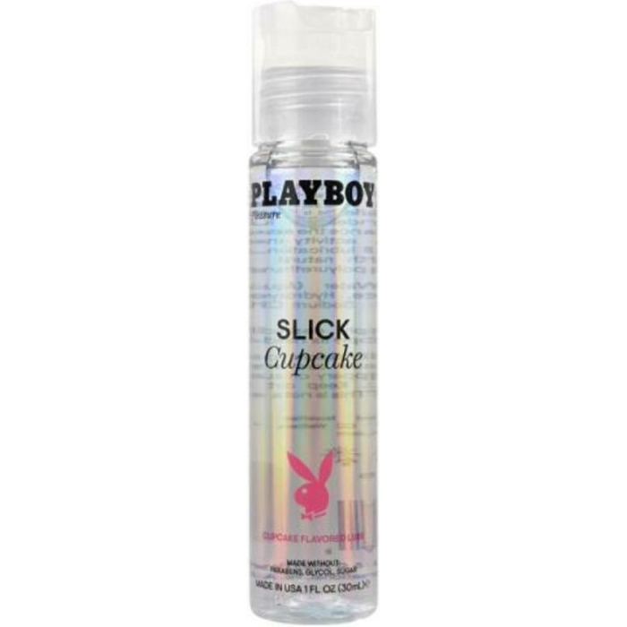 Playboy Slick Flavored Water-based Lubricant Cupcake 1 Oz. - Image 1