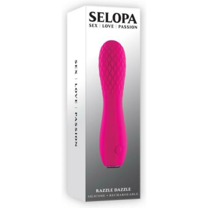 Selopa Razzle Dazzle Rechargeable Vibe Silicone Pink - Image 1