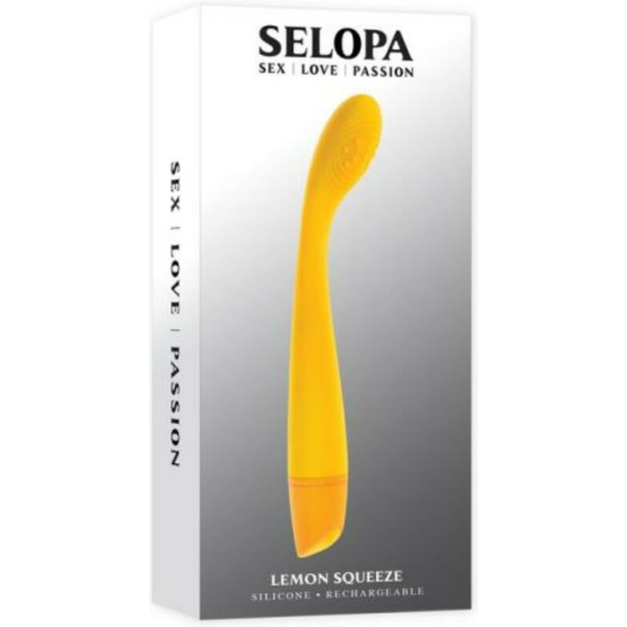 Selopa Lemon Squeeze Rechargeable Vibe Silicone Yellow - Image 1