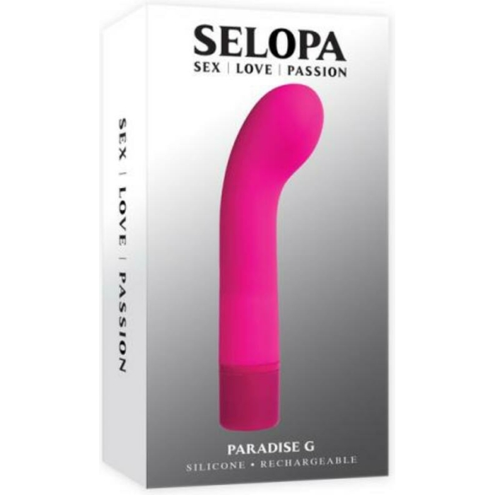 Selopa Paradise G Rechargeable Silicone G-spot Vibrator Pink - Image 1